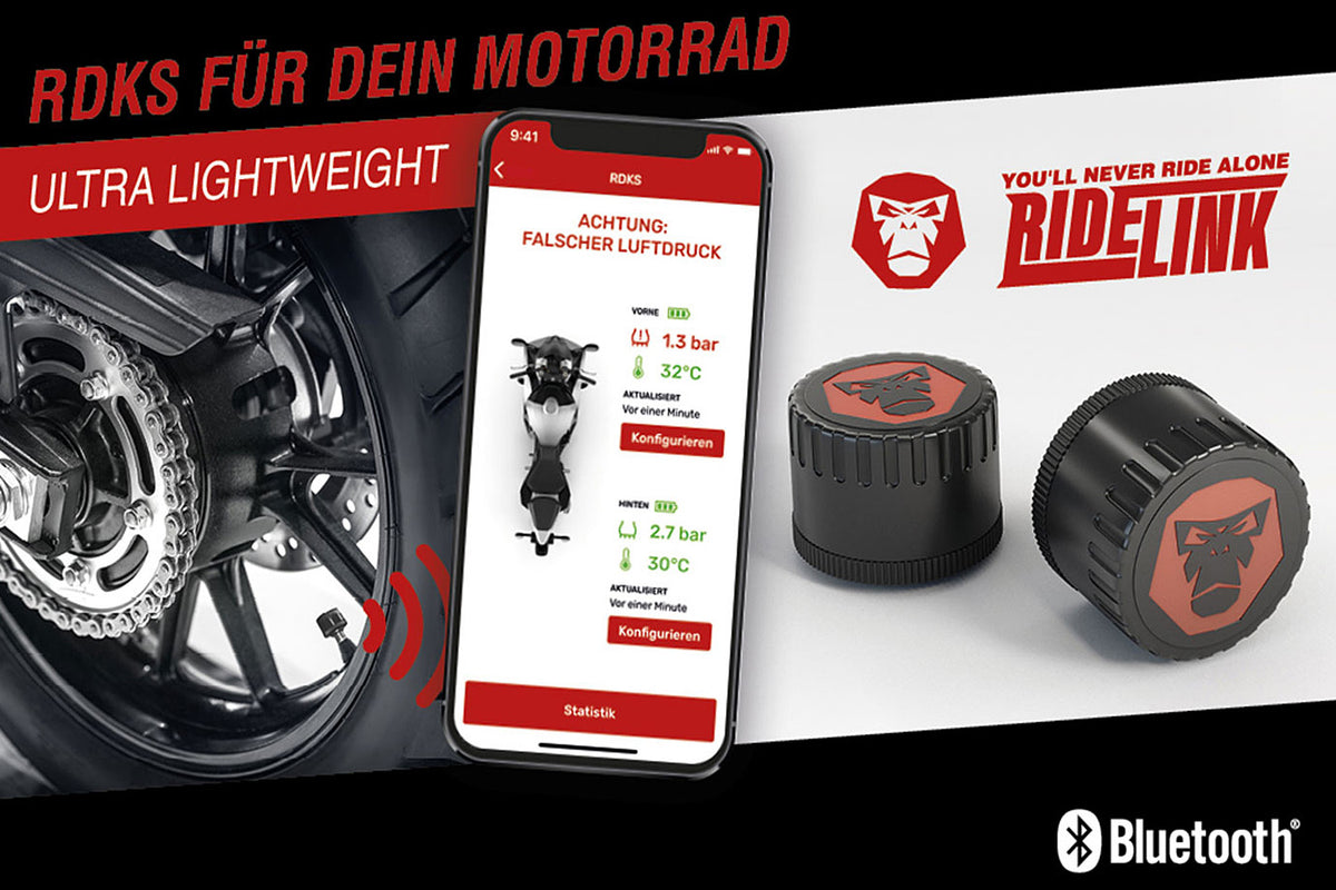 RideLink TireGuard TPMS däcktrycksövervakning