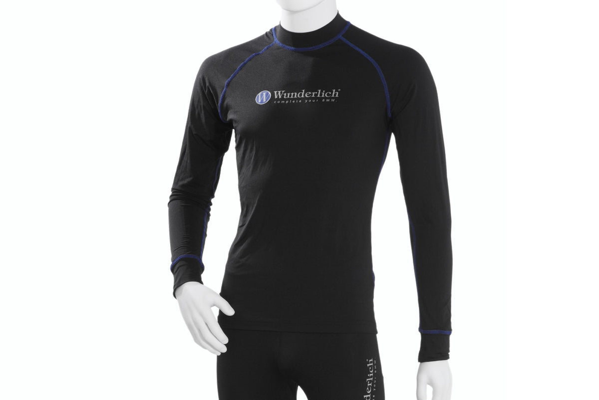 Wunderlich funktionströja Pad Breeze, långärmad, svart, S