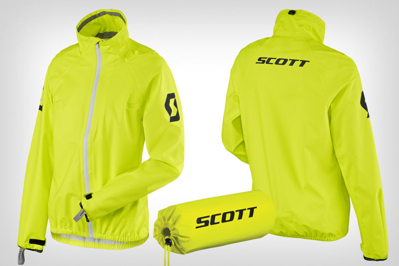SCOTT Ergonomic Rain Pro DP regnjacka dam gul