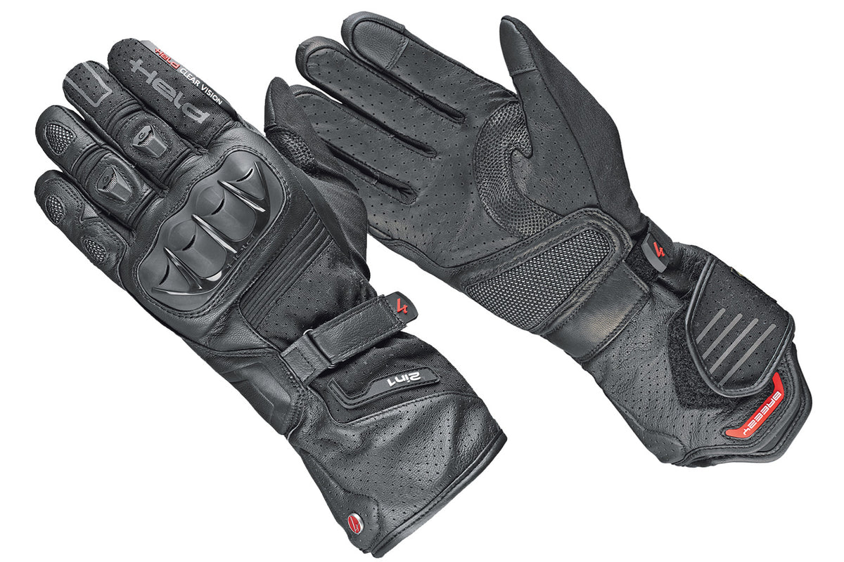 Held motorcykelhandskar Air N Dry II svart stl. XL