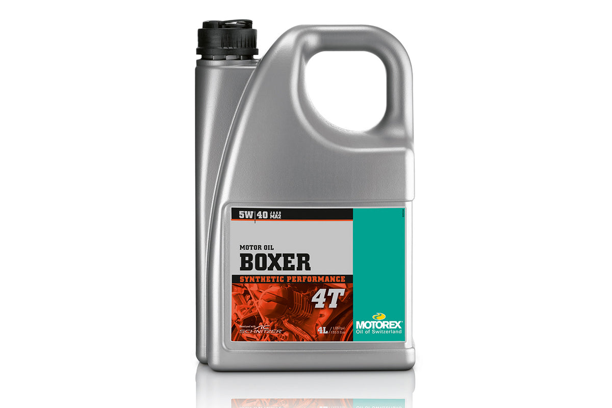 MOTOREX motorolja Boxer 4T SAE 5W/40 MA2 4000 ml