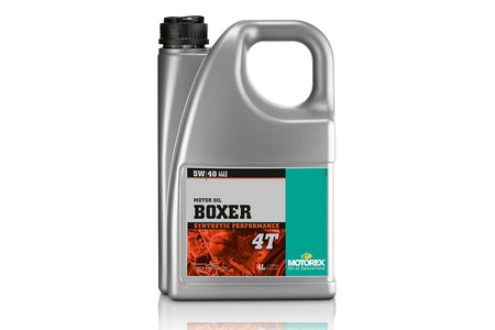 MOTOREX motorolja Boxer 4T SAE 5W/40 MA2 4000 ml