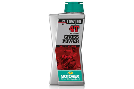 MOTOREX motorolja Cross Power 4T SAE 10W/50 1000 ml
