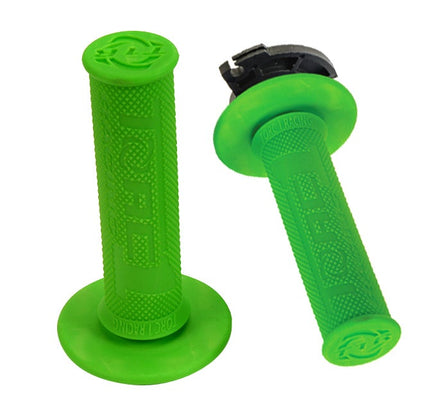 Torc1 DEFY MX Lock-On Diamond Grips 2 och 4-takt Grön