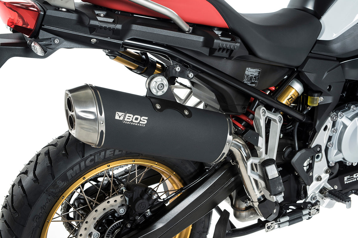 BOS Slip-On ljuddämpare Dune Fox F 750/850 GS + Adventure svart