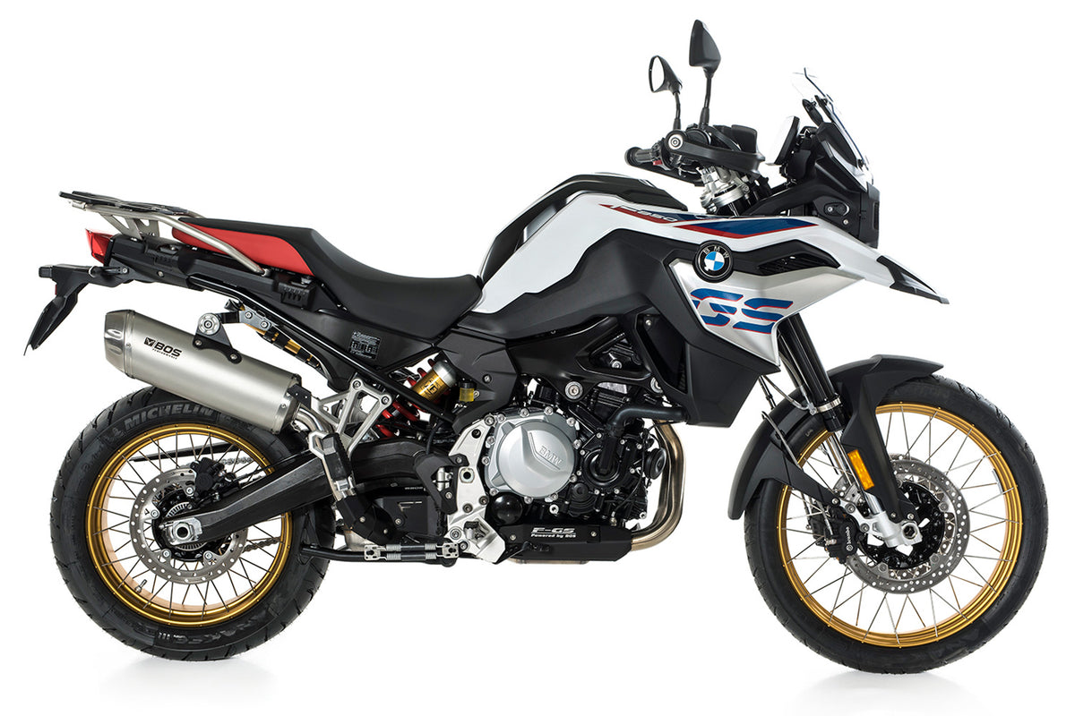 BOS Slip-On ljuddämpare Dune Fox F 750/850 GS + Adventure rostfritt stål