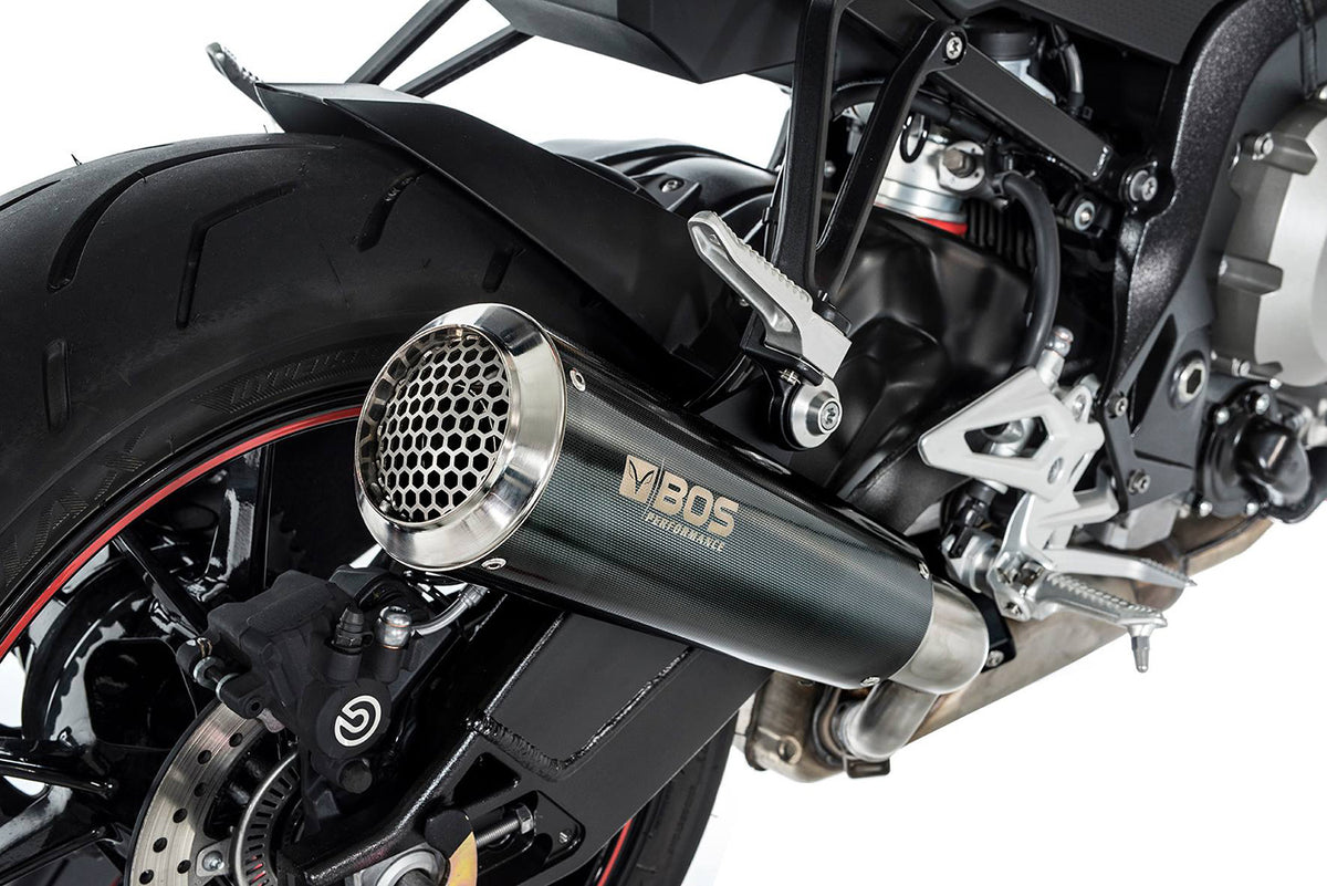 BOS Slip-On ljuddämpare SSEC RR kolfiberlook S 1000 R