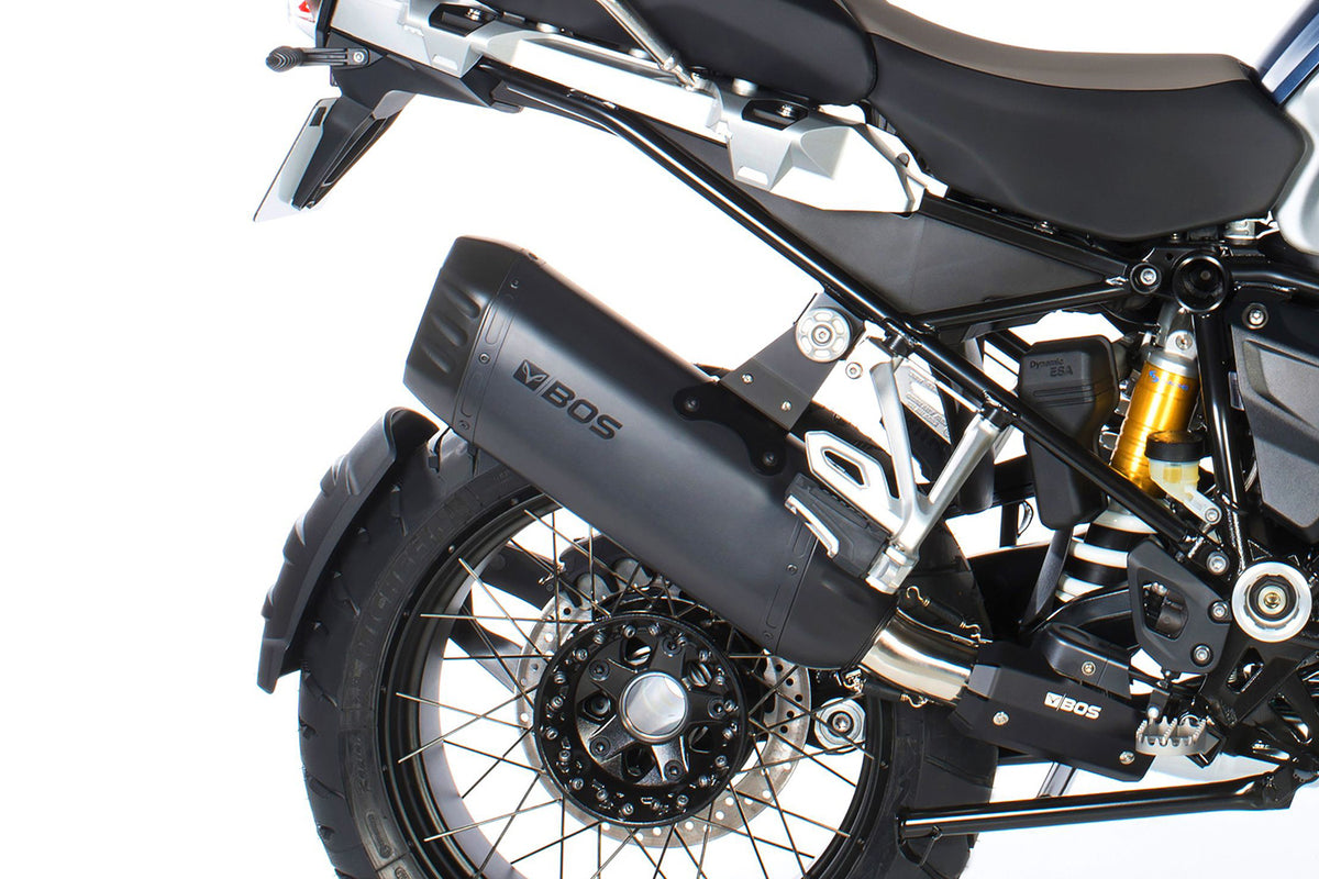 BOS Slip-On ljuddämpare Desert Fox svart R 1200 GS LC + Adventure