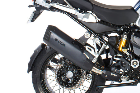 BOS Slip-On ljuddämpare Desert Fox svart R 1200 GS LC + Adventure