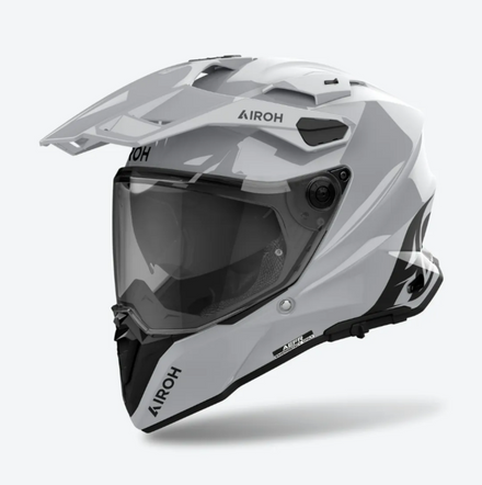 Airoh Commander 2 Adventurehjälm - Color Cement Grå Gloss