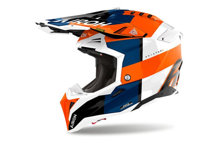 Airoh Aviator 3 Crosshjälm - Monarch Orange Glansig
