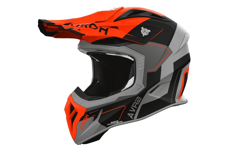 Airoh Aviator Ace 2 Crosshjälm - Shield Orange Matt