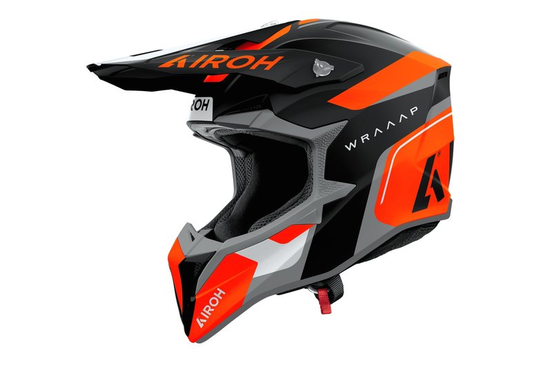 Airoh Wraaap Crosshjälm - Conquer Orange Matt