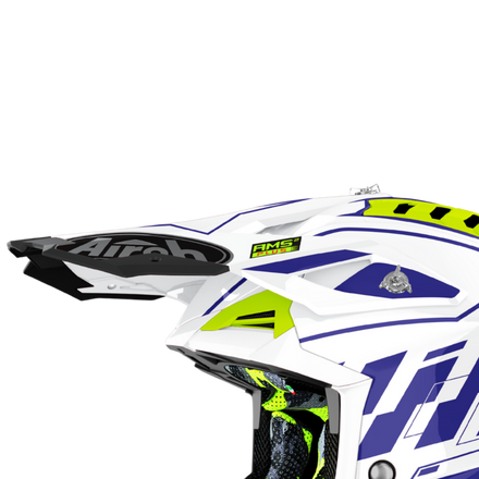 Airoh Aviator 3 Skärm Rampage blå