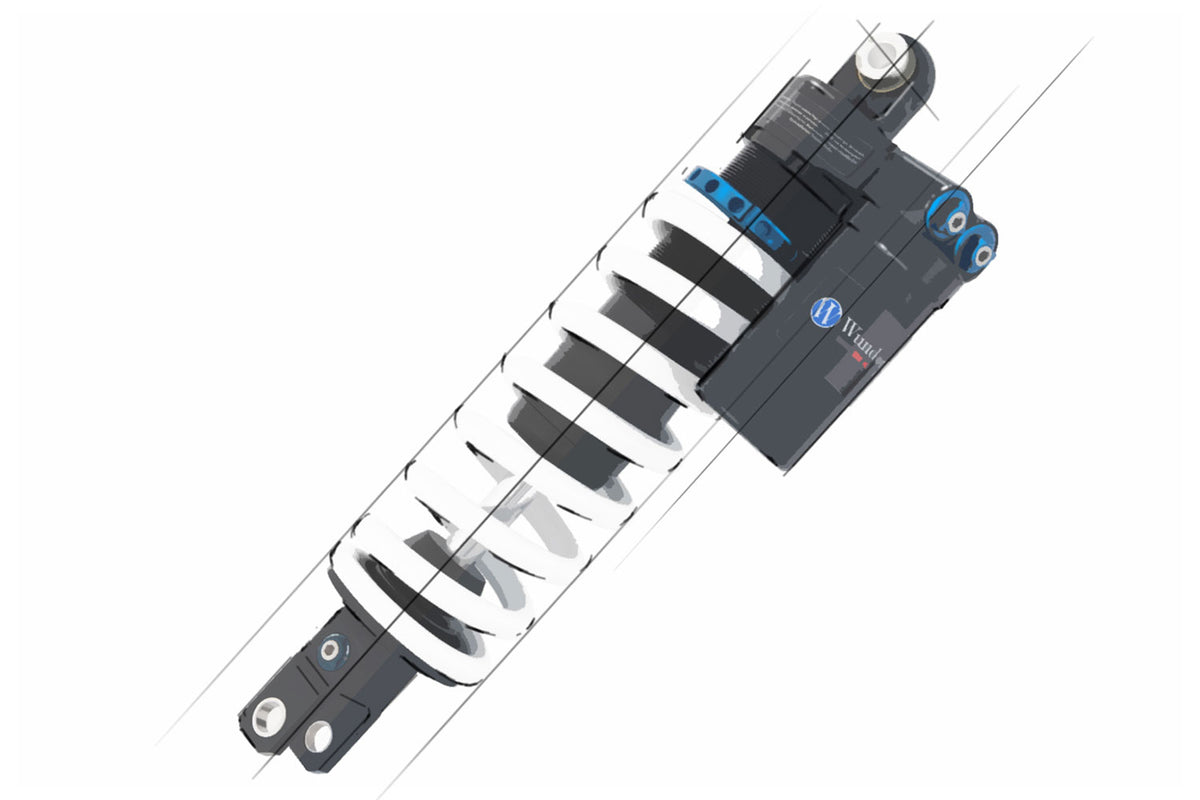 Wunderlich Suspension bakstötdämpare S3 Adventure + HPA