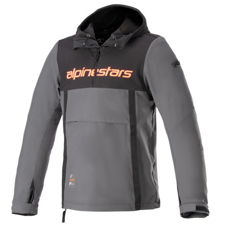 Alpinestars Hoodie Sherpa Svart/Grå/Röd