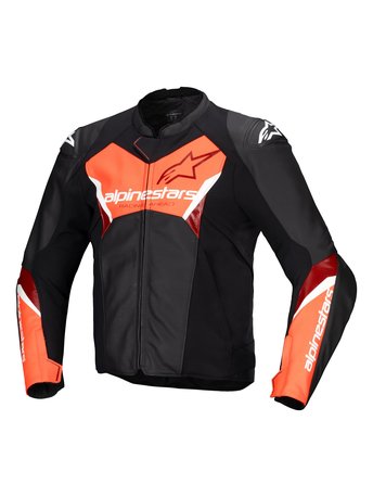 Alpinestars Skinn Faster v3 Svart/Röd Fluo