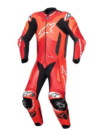 Alpinestars Skinnställ 1-pcs GP Plus v4 Sprint Röd Fluo