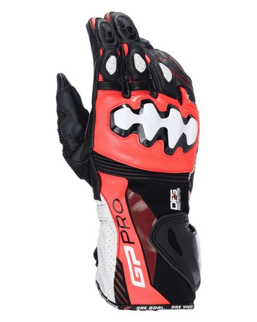 Alpinestars GP Pro v4 Svart/Röd Fluo/Vit