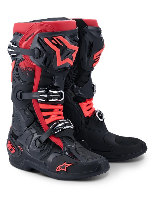 Alpinestars Tech 10 Crosstövlar Svart/Röd