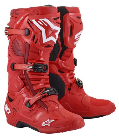 Alpinestars Stövel Tech 10 Crosstövlar Röd