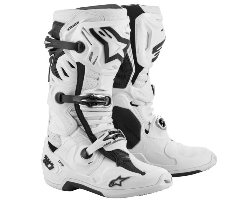 Alpinestars Tech 10 Vented Crosstövlar Vit