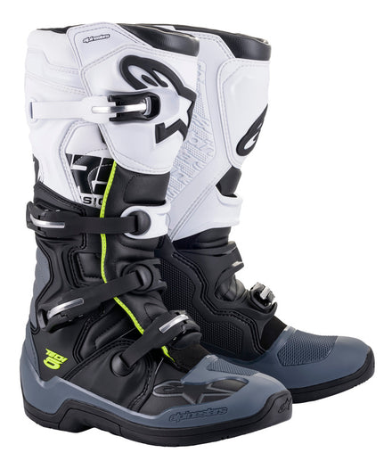 Alpinestars Tech 5 Crosstövlar Svart/Vit/Grå