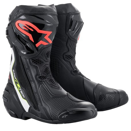 Alpinestars Supertech R v2 Svart/Vit/Röd/Gul 39
