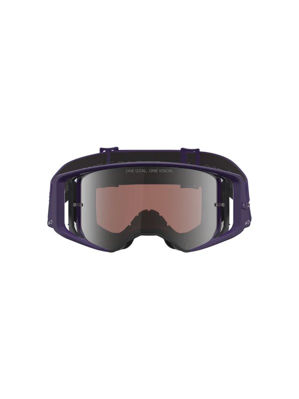 Alpinestars Supertech LTD HUNTA96 XXV Crossglasögon PURPLE WHITE MIRROR SILVER