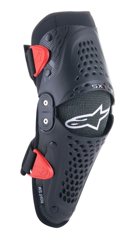 Alpinestars SX-1 Junior knäskydd Svart/Röd
