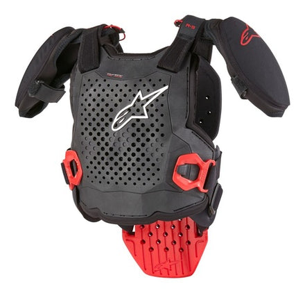 Alpinestars Bröstskydd A-5 S Överkroppsskydd MX Junior Svart/Vit/Röd