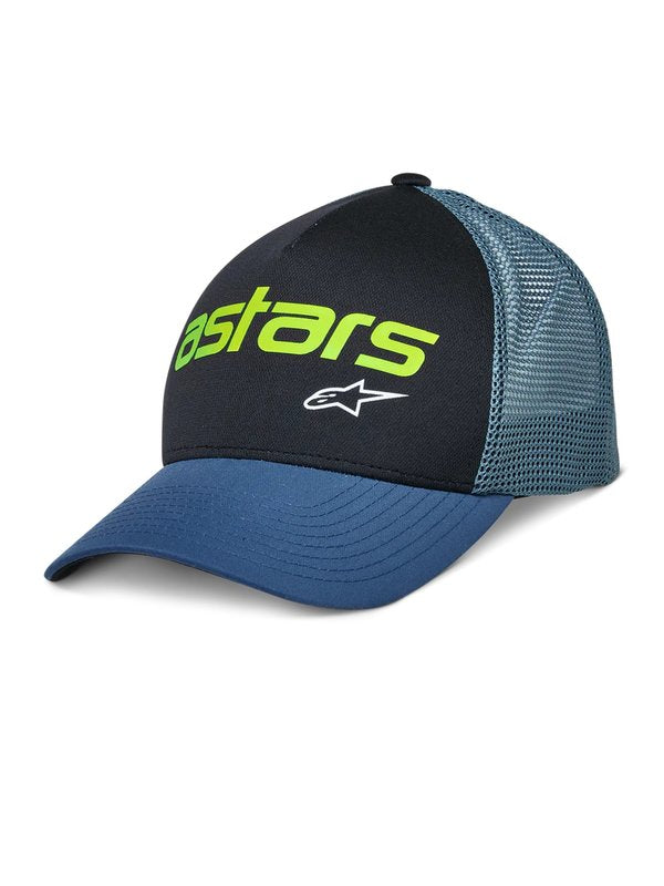 Alpinestars Trucker Hat Vital Black/Blue/Green