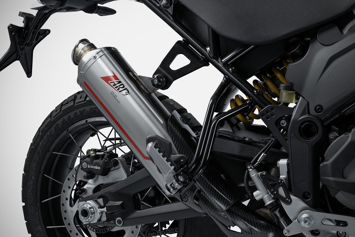 ZARD Sabbia slip-on 2-1 ljuddämpare med kolfiberkåpa Ducati DesertX