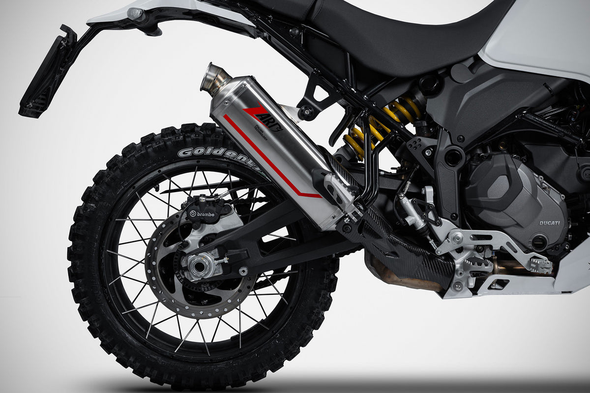 ZARD Sabbia slip-on 2-1 ljuddämpare med kolfiberkåpa Ducati DesertX