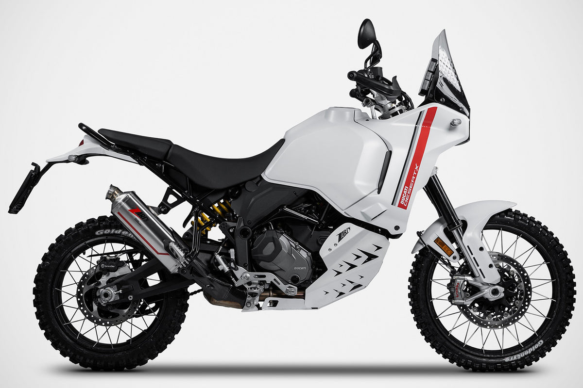 ZARD Sabbia slip-on 2-1 ljuddämpare med kolfiberkåpa Ducati DesertX