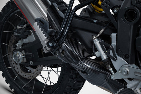 ZARD Sabbia slip-on 2-1 ljuddämpare med kolfiberkåpa Ducati DesertX