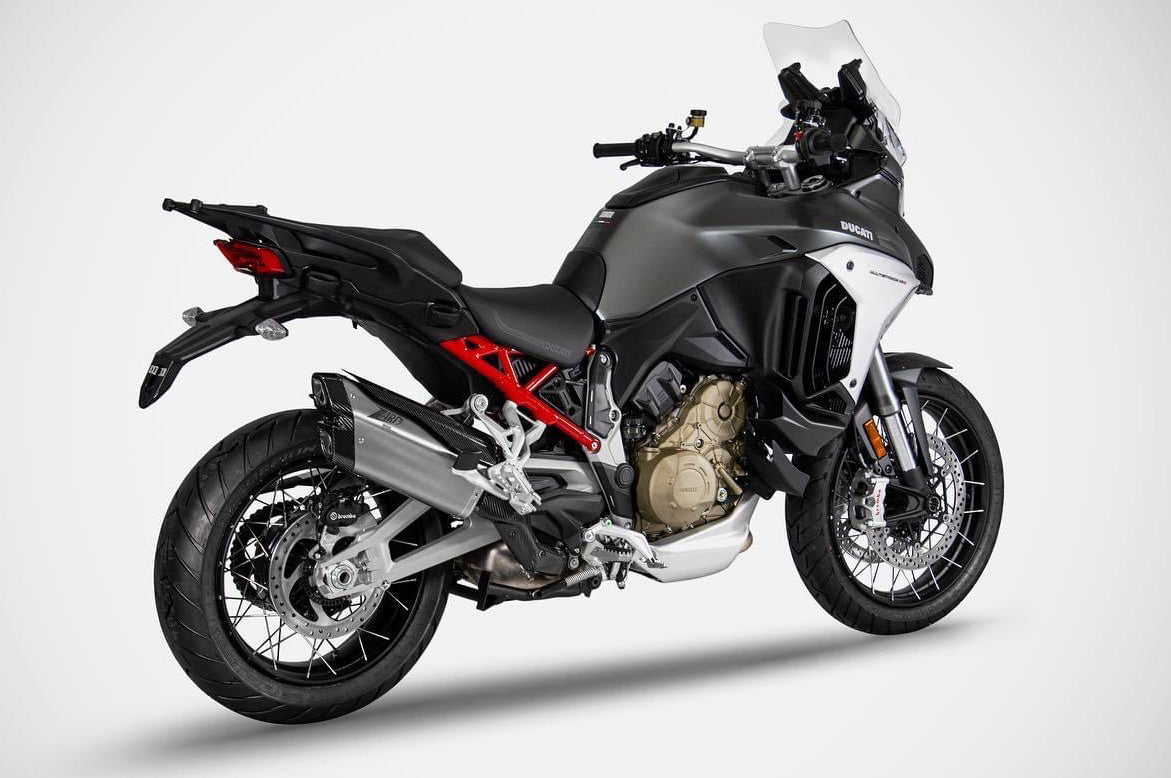 ZARD slip-on 4-1 ljuddämpare titan Ducati Multistrada V4|S