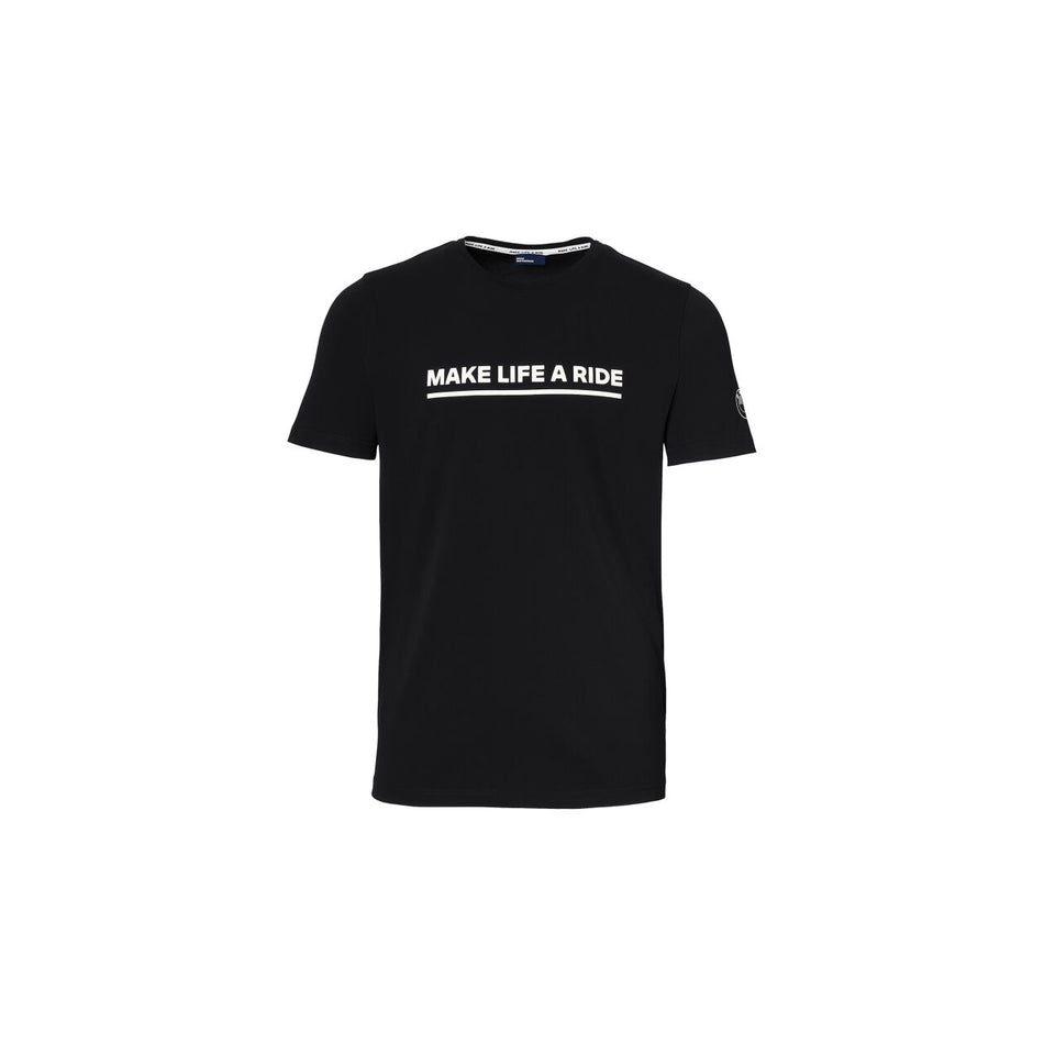 T-shirt MAKE LIFE A RIDE herr svart