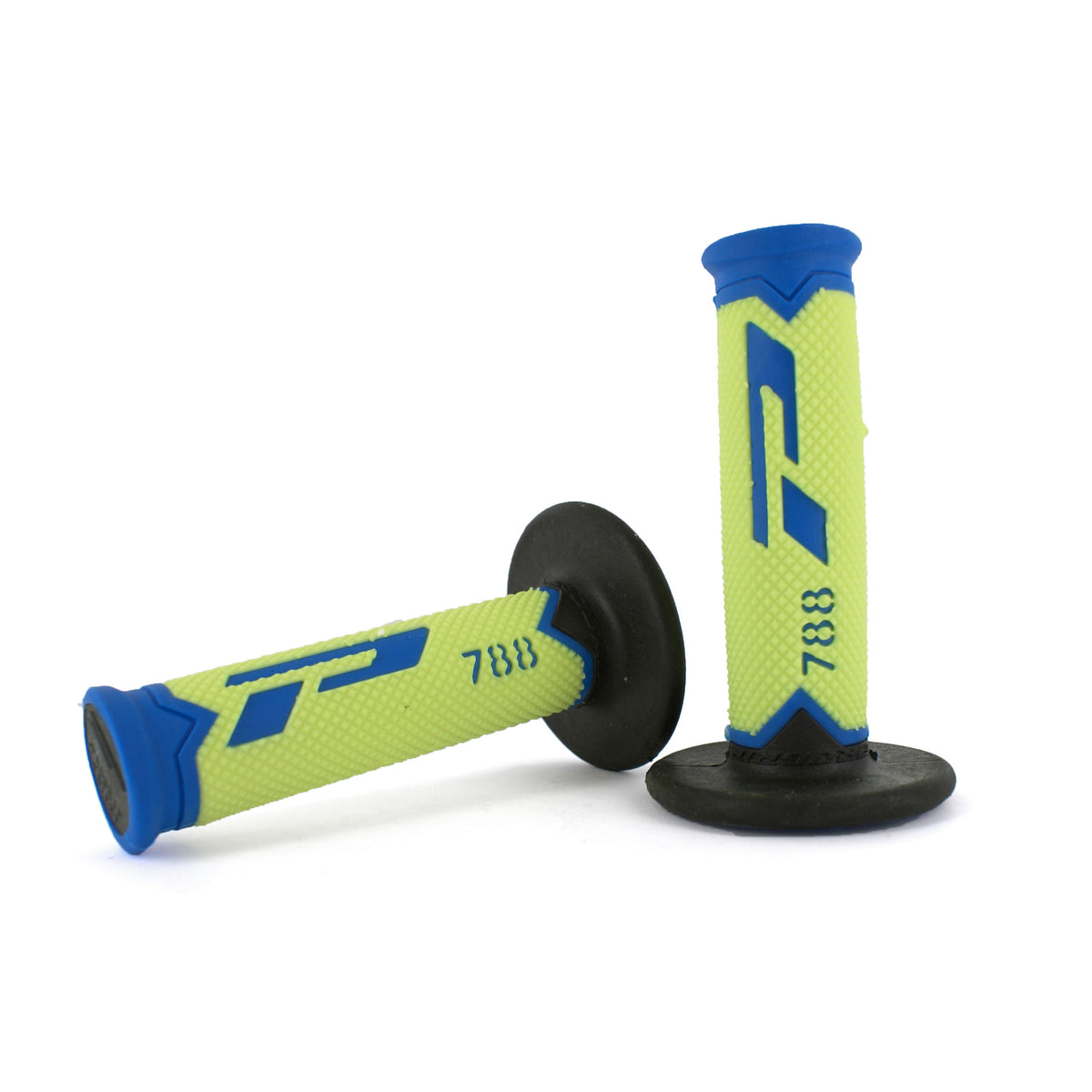 Progrip 788 Full Diamond Extra Slim gummihandtag NEON SVART BLÅ Gul