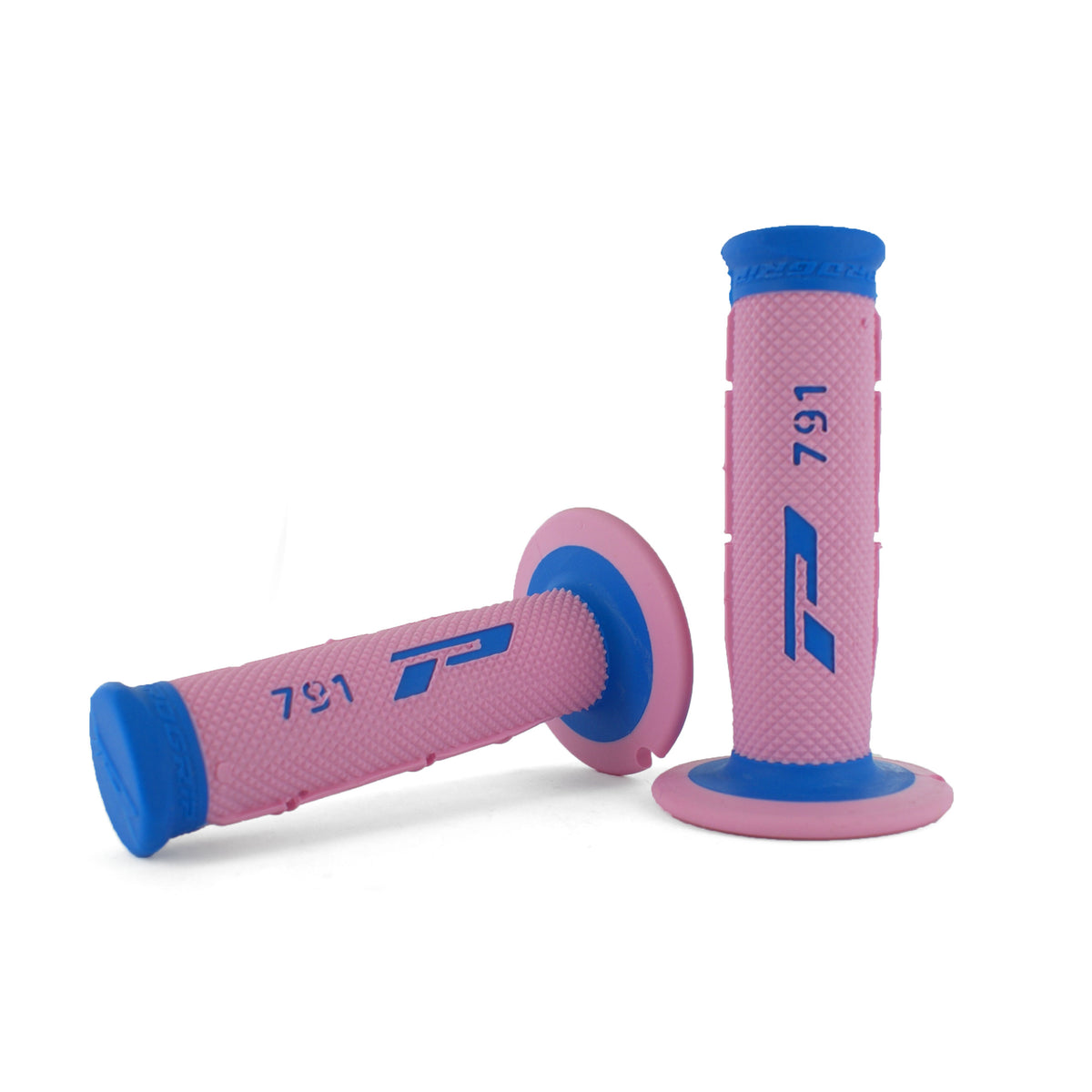 Progrip 791 Dual Density Half Waffle Gummihandtag BLÅ Rosa (791-388)
