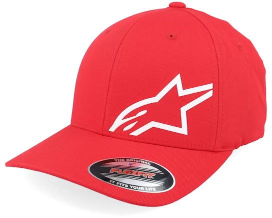 Alpinestars Keps Pivot Flexfit Röd