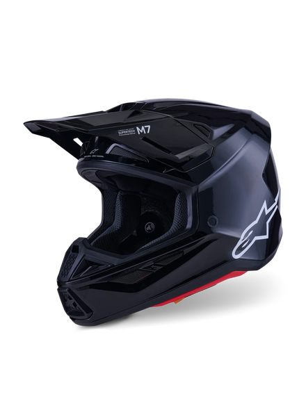 Alpinestars S-M7 Crosshjälm - Svart