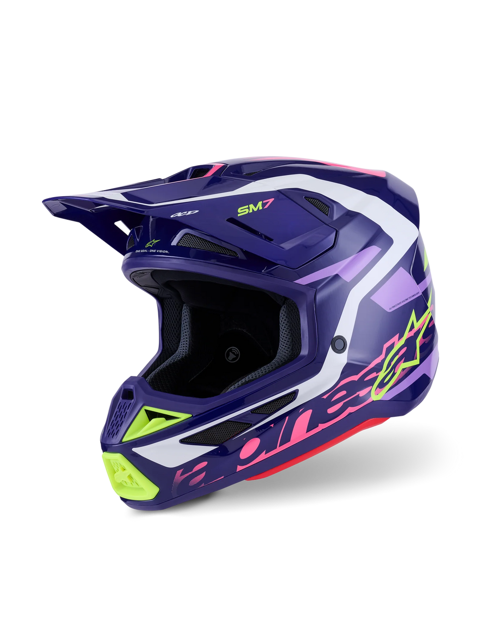 Alpinestars S-M7 Deed Lila/Rosa