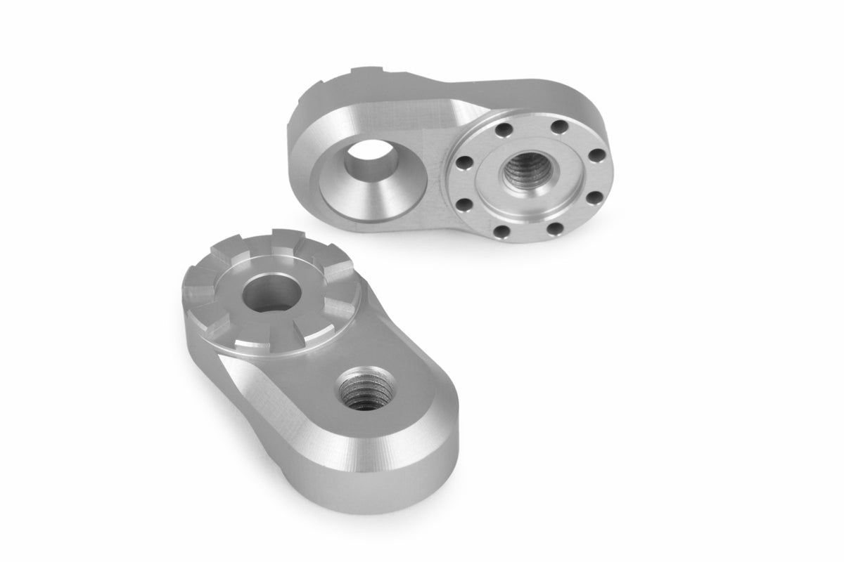 Wunderlich Vario-adapter EVO1 23 mm silver (par)