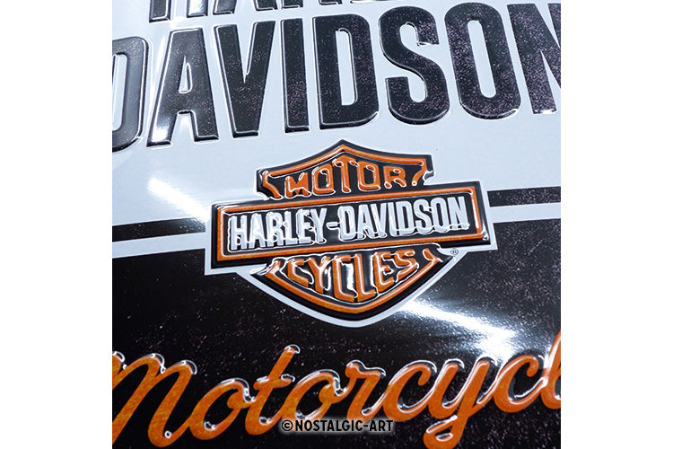 Plåtskylt Harley-Davidson Motorcycles 30 x 40 cm - Nostalgic Art