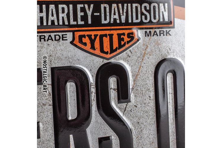 Plåtskylt Harley Davidson Riders Only 20 x 10 cm - Nostalgic-Art