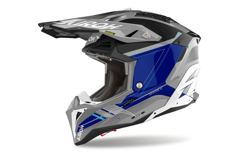 Airoh Hjälm Aviator 3 Saber blå XL