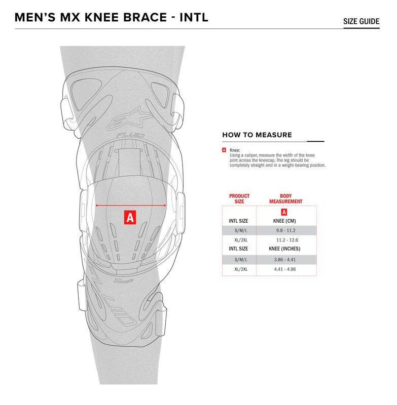 Alpinestars SX-1 Junior knäskydd Svart/Röd