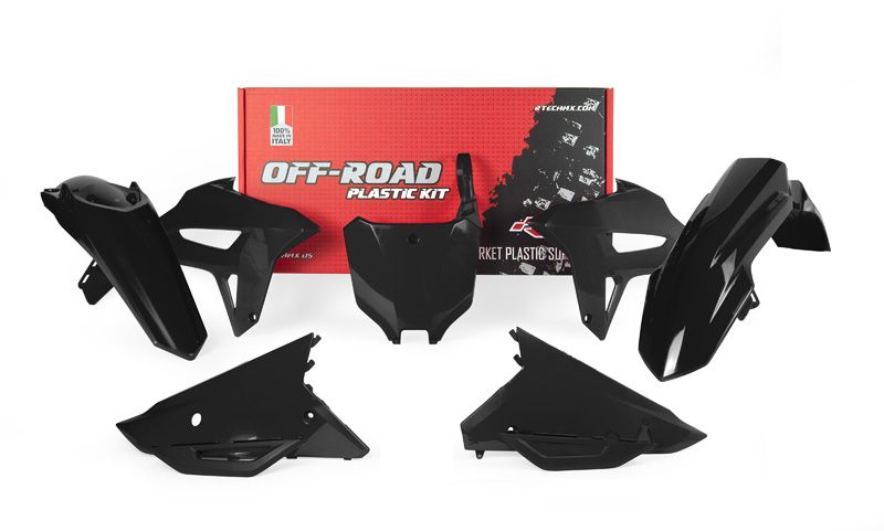 Rtech Plastkit Svart – Honda CRF450R, CRF250R (CR084B)