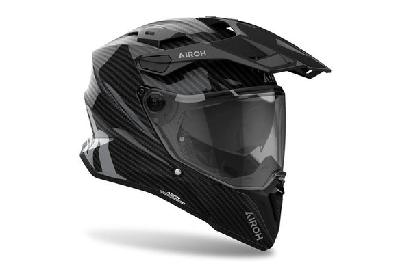 Airoh Commander 2 Adventurehjälm - Full Carbon Gloss